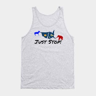 Just Stop! With icons Tank Top